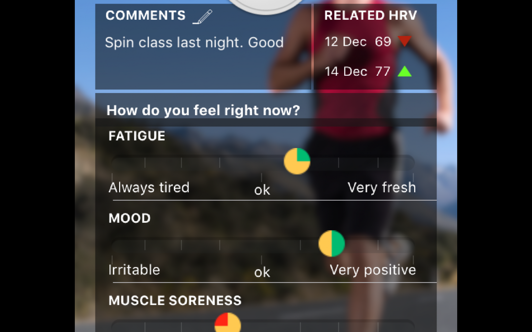 Why ithlete? Adding context to HRV with Wellness metrics